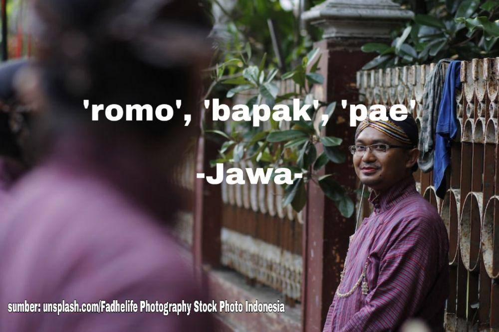 ilustrasi nama panggilan ayah dalam bahasa daerah (Dok. Pribadi/ T y a s)