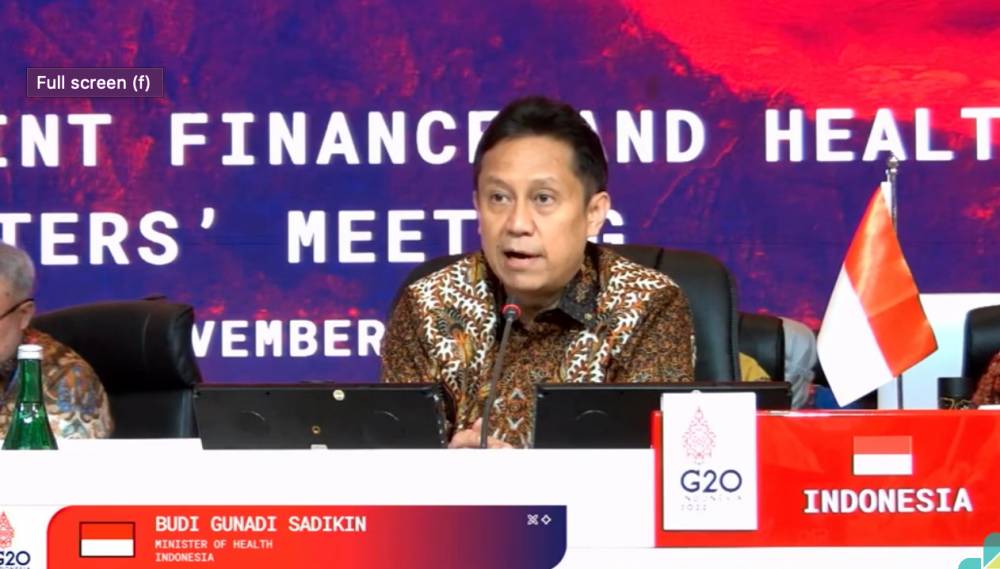Menteri Kesehatan RI, Budi Gunadi Sadikin. (Youtube Kemkes RI)