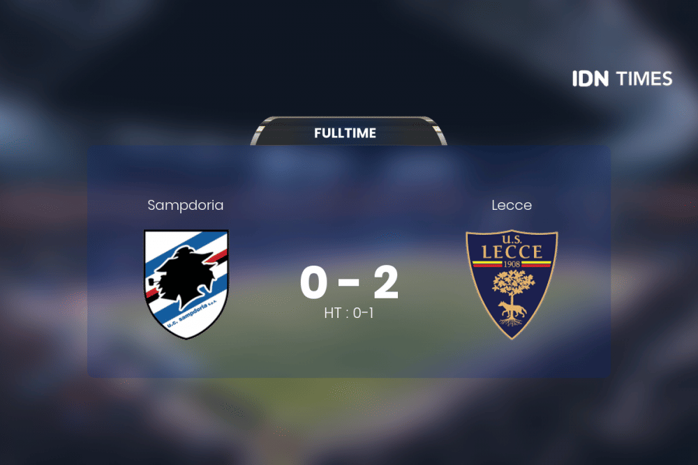 Lecce Permalukan Sampdoria di Kandangnya