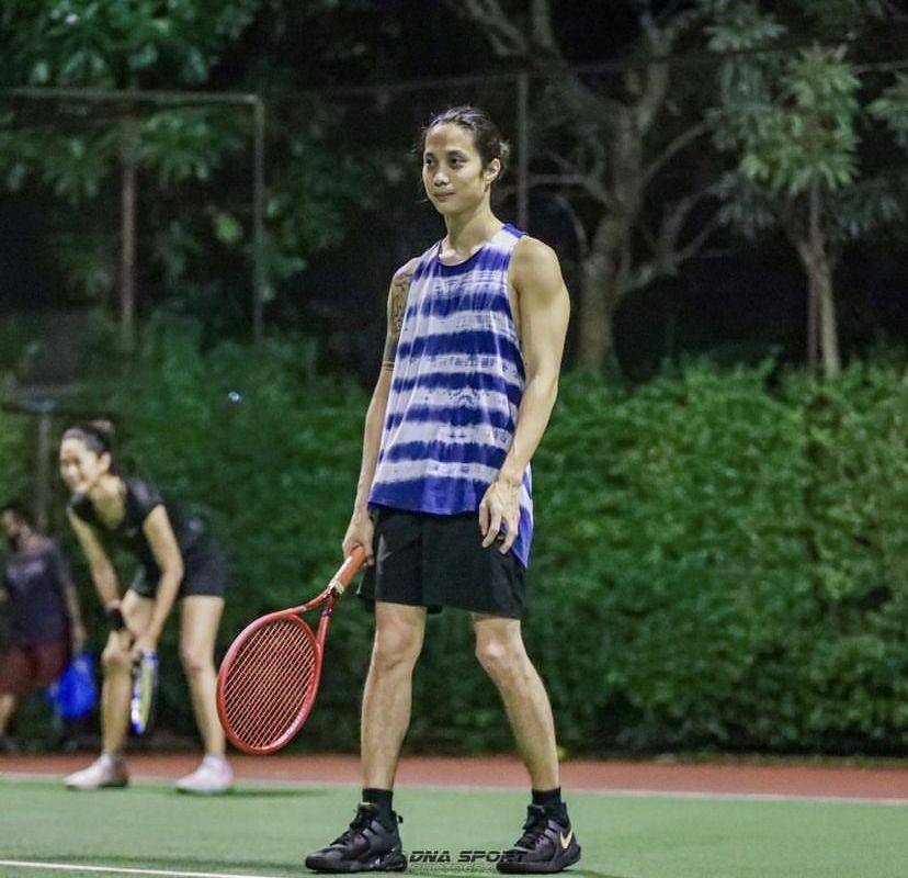 Dikta jadi salah satu artis yang jago dalam bermain tenis (instagram.com/dikta)