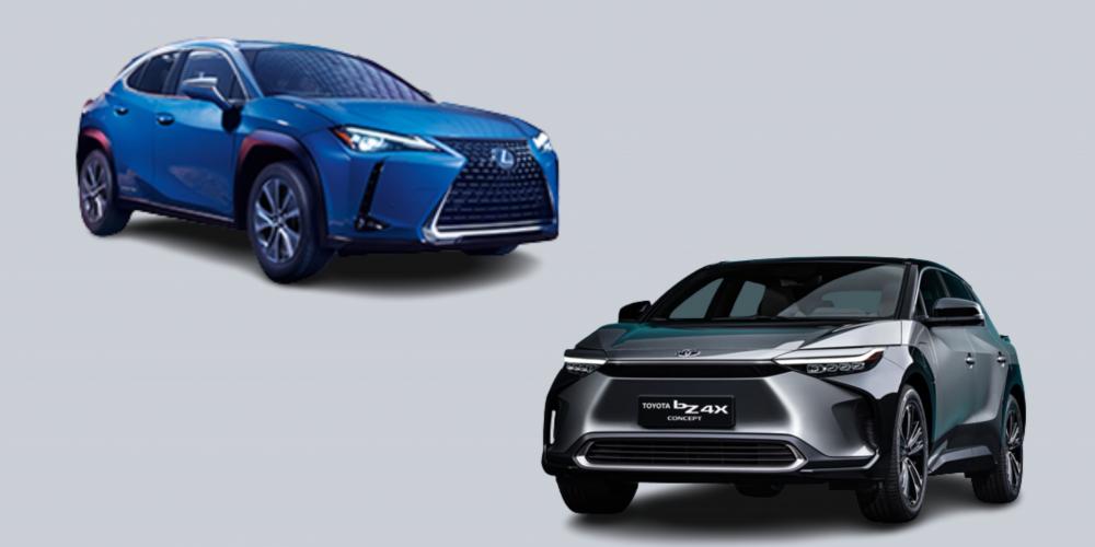 Toyota bZ4X vs Lexus UX 300e, Unggul Mana?