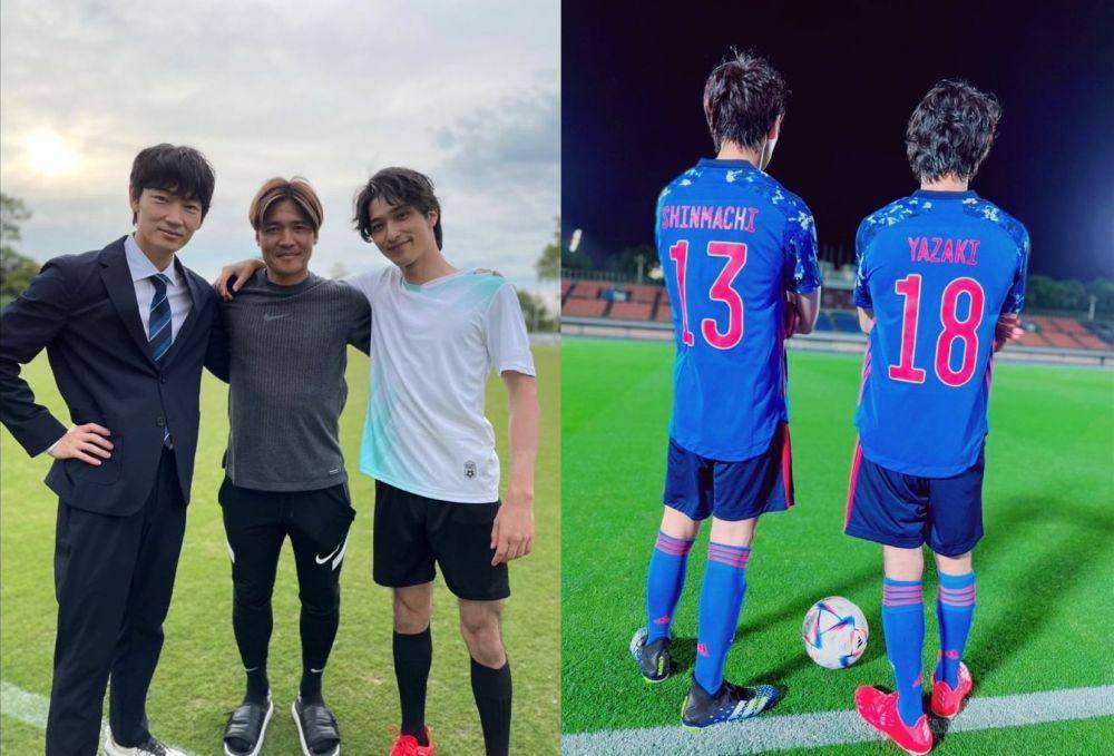 Ryusei Yokohama dan Go Ayano di belakang layar drama Old Rookie (instagram.com/ryuseiyokohama_official)