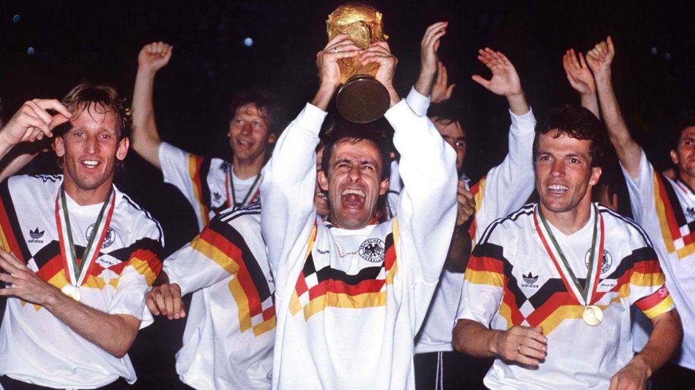 Timnas Jerman kala menjadi juara Piala Dunia 1990. (facebook.com/Germany Football Team)
