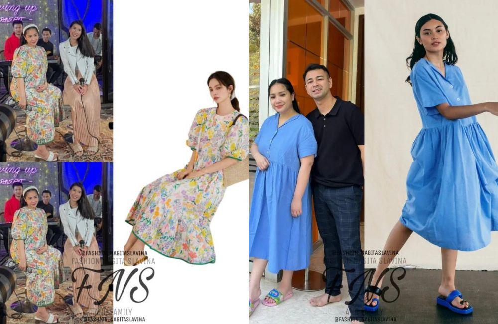 Bukan Daster, Intip Harga 10 Midi Dress Nagita Slavina saat di Rumah