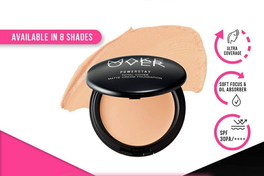 Make Over Powerstay Total Cover Matte Cream Foundation (shopee.co.id/makeoverofficial)