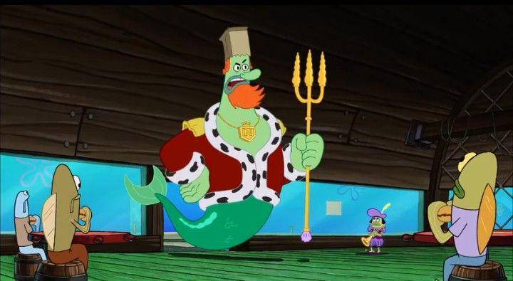 karakter Raja Neptunus (dok. Nickelodeon/SpongeBob SquarePants)