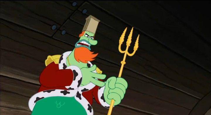 karakter Raja Neptunus (dok. Nickelodeon/SpongeBob SquarePants)