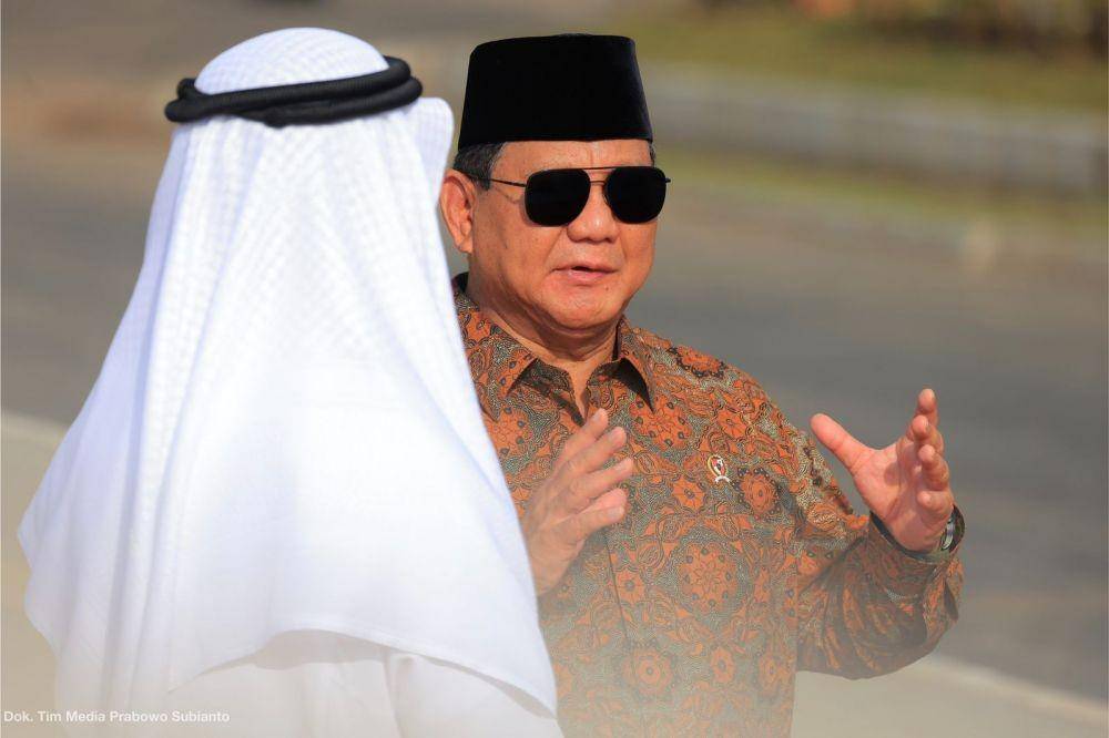 Menteri Pertahanan Prabowo Subianto turut mendampingi Presiden Jokowi dalam peresmian Masjid Raya MBZ di Solo pada Senin, 14 November 2022. (Dokumentasi Media Menhan Prabowo)