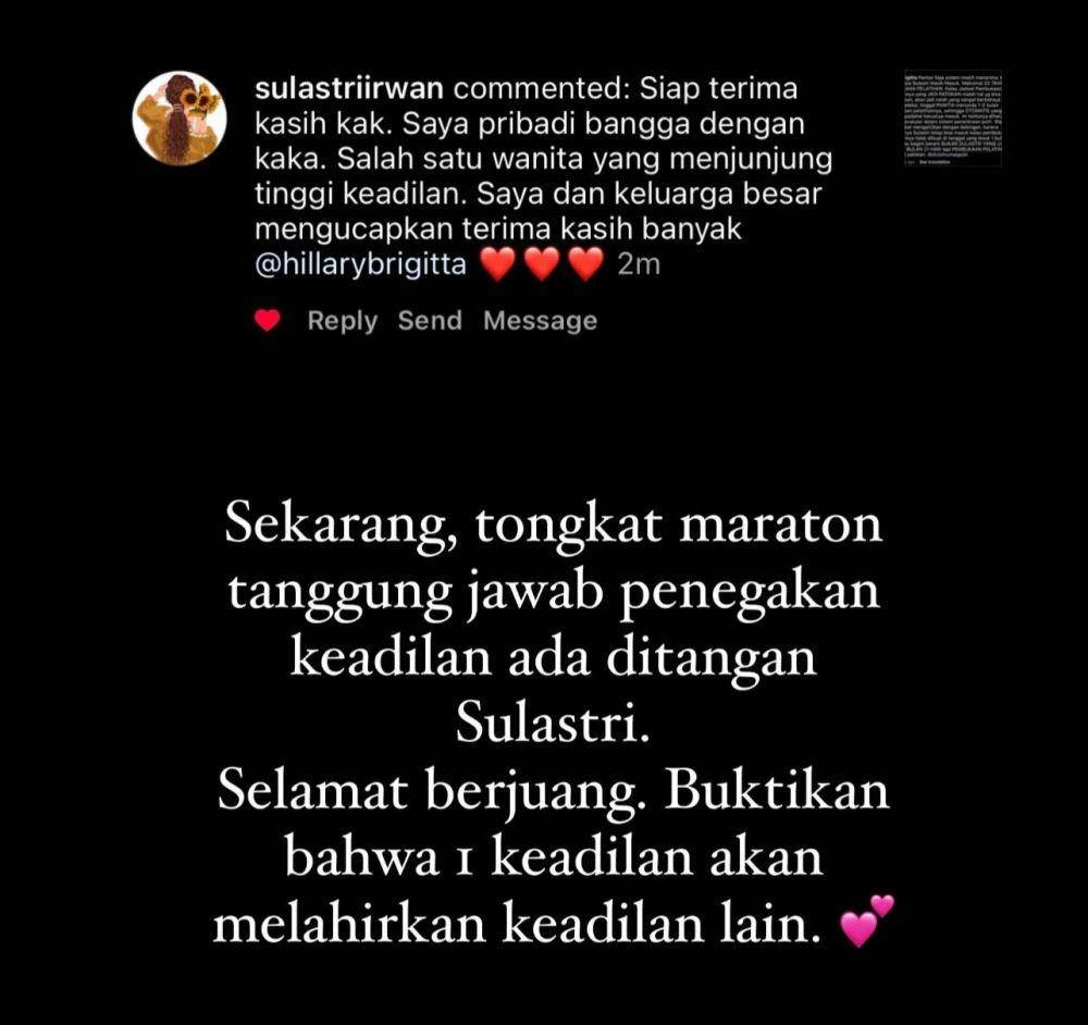 Kisah Sulastri casis Bintara anak petani yang tak lolos (Instagram/Hillary Brigitta)