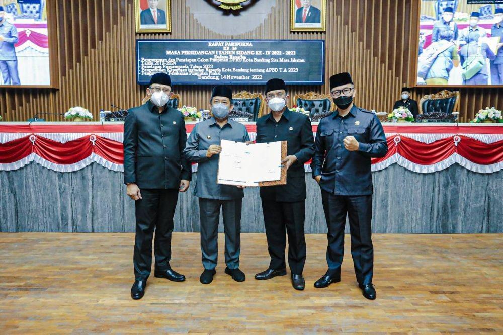 Tok! APBD 2023 Kota Bandung Rp7,2 Triliun