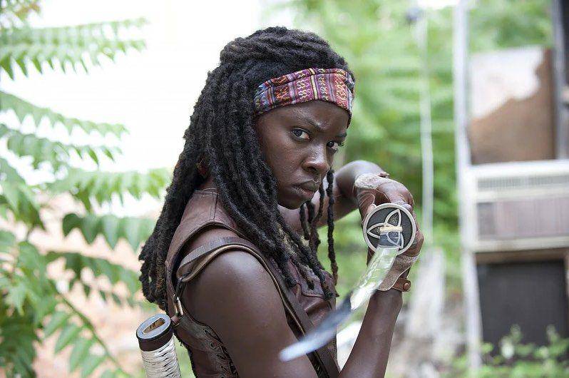 Danai Gurira sebagai Michonne dalam serial The Walking Dead. (dok. AMC/The Walking Dead)