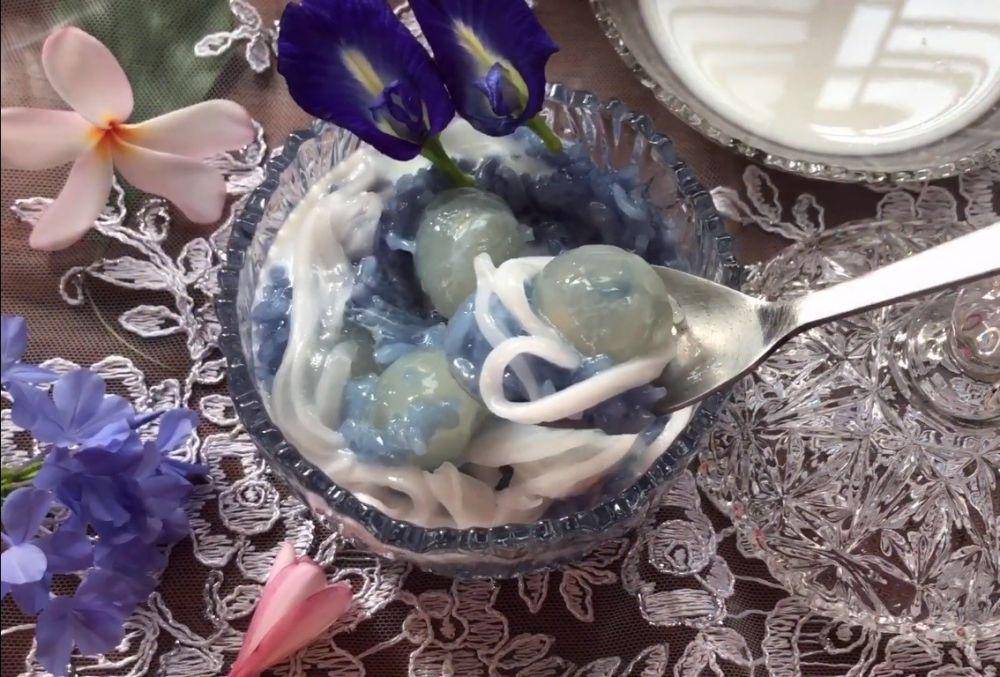 ilustrasi longan sticky rice (youtube.com/Yummy Everyday)