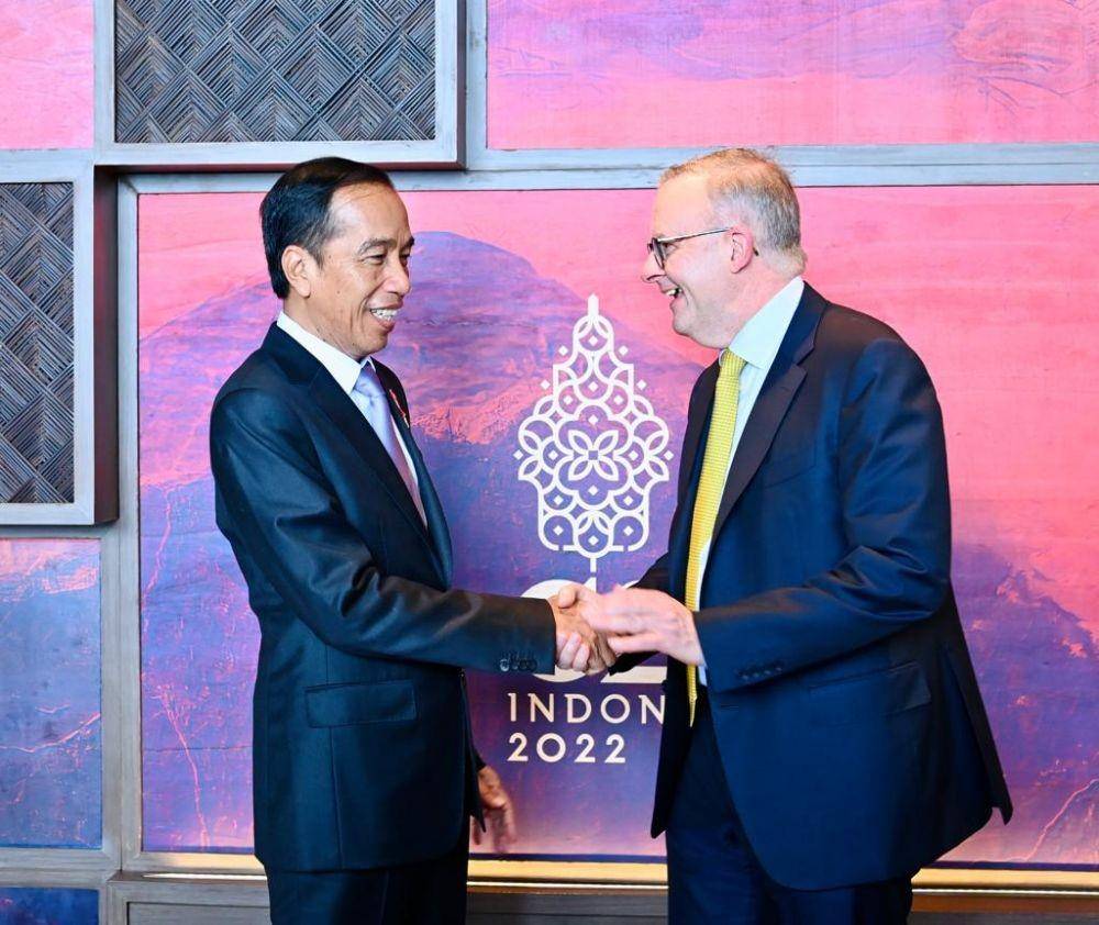 Presiden Jokowi melakukan pertemuan bilateral dengan Perdana Menteri Australia Anthony Albanese (dok. Sekretariat Presiden)