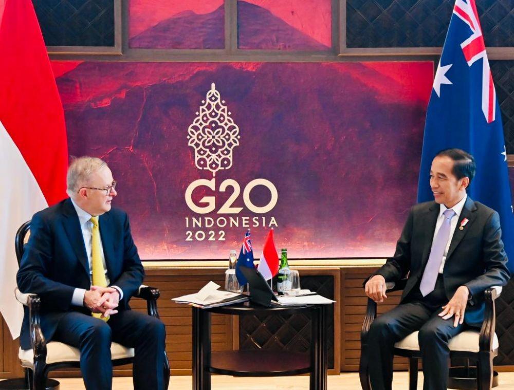 Bertemu PM Australia di G20, Jokowi Ingin Maksimalkan IA-CEPA