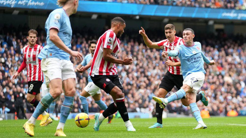 Brentford melawan Manchester City di EPL 2022/2023. (premierleague.com)