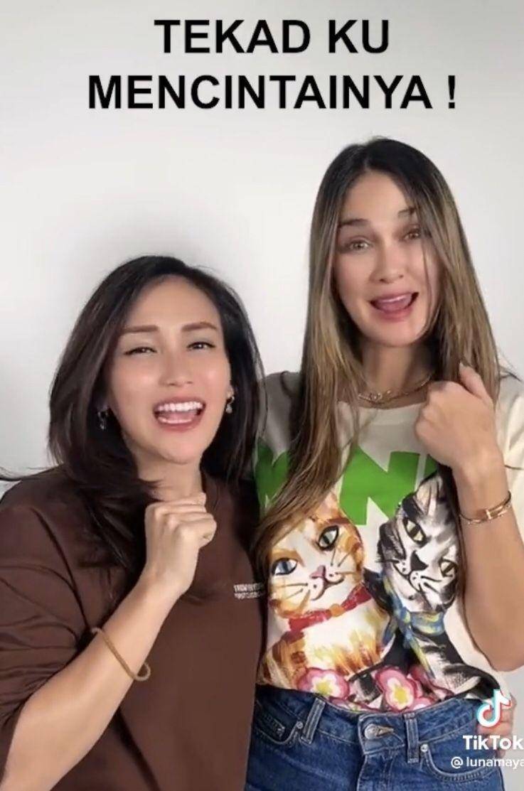 Luna Maya dan Ayu Ting Ting (tiktok.com/lunamaya)