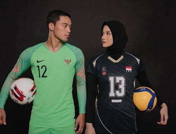Prewedding kiper Borneo FC M. Diky dan pevoli putri Tri Retno Mutiara. (Instagram.com/mochammaddiky)