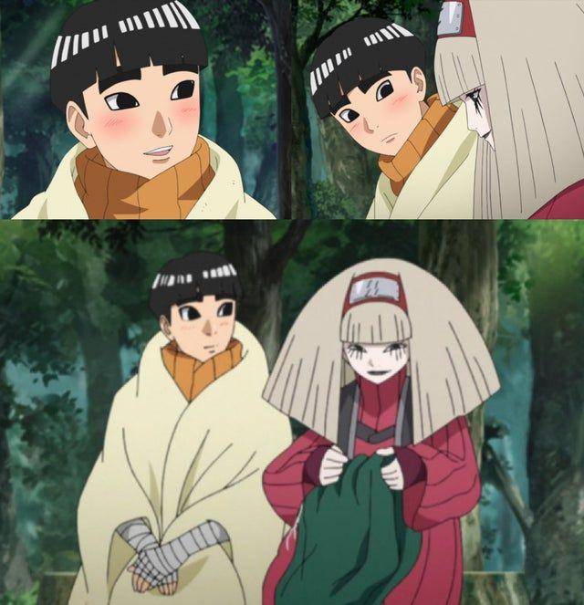 Metal Lee dan Hebiichigo (dok. Pierrot/Boruto: Naruto Next Generations)