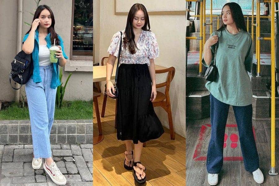 10 Ide Outfit buat Hangout ala Chintya Gabriella Panggabean, Kekinian