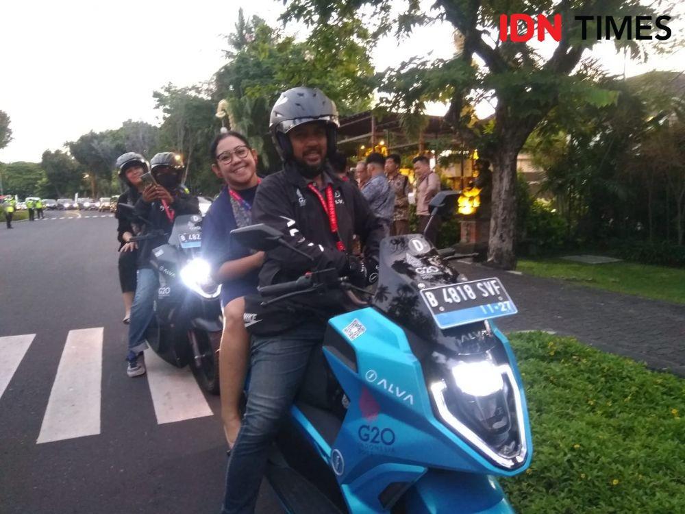 ALVA One Satu-satunya Motor Listrik di Ring 1 ITDC Nusa Dua