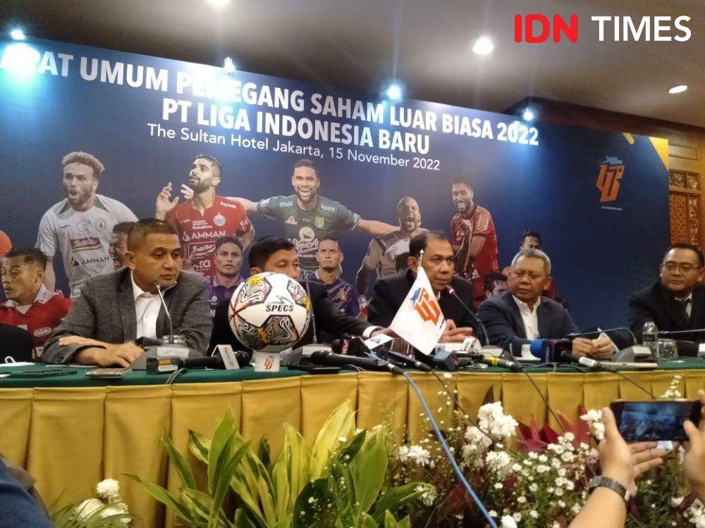Jajaran Dewan Komisaris dan Direksi PT LIB yang baru. (IDN Times/Sandy Firdaus)