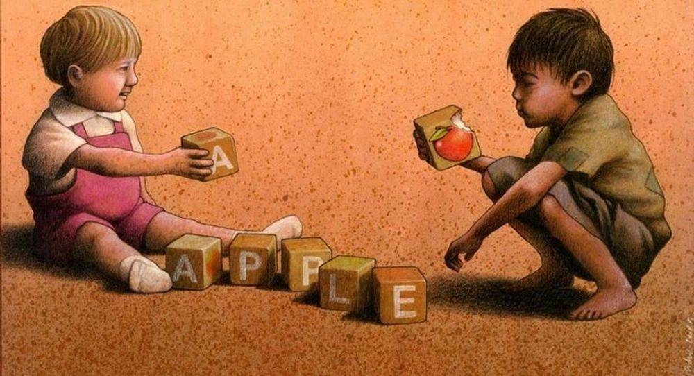Ilustrasi parenting zaman sekarang. (instagram.com/pawel_kuczynski1)