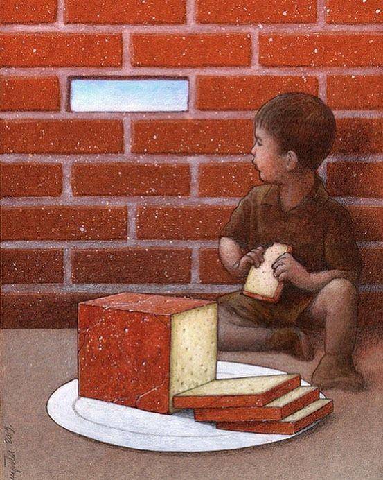 Ilustrasi parenting zaman sekarang. (instagram.com/pawel_kuczynski1)
