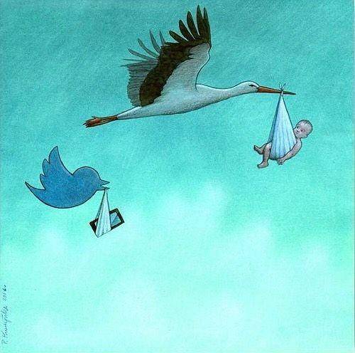 Ilustrasi parenting zaman sekarang. (instagram.com/pawel_kuczynski1)