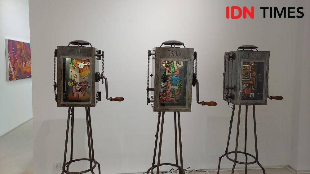 BAIK ART Jakarta, Tumpeng Exhibition, Rabu (16/11/2022). (Dok. IDN Times/Aprodithe Kyrie)