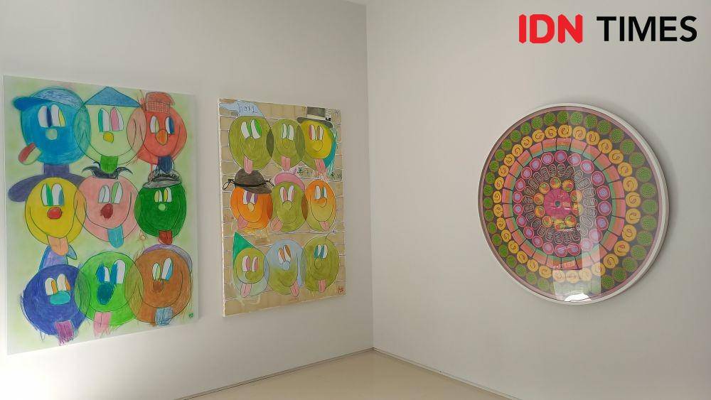 BAIK ART Jakarta, Tumpeng Exhibition, Rabu (16/11/2022). (Dok. IDN Times/Aprodithe Kyrie)