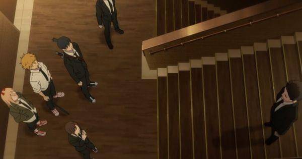 Divisi Spesial 4 sadar kalau mereka tak bisa keluar dari lantai 8 ( Dok. Mappa / Chainsaw Man )