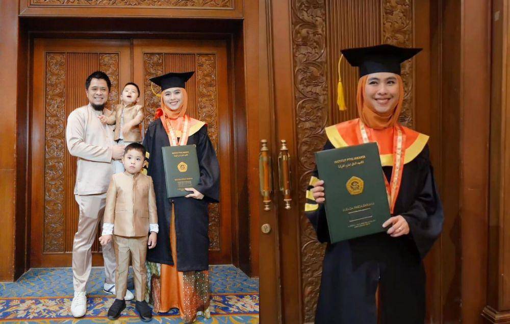 kolase potret wisuda Oki Setiana Dewi (instagram.com/okisetianadewi)