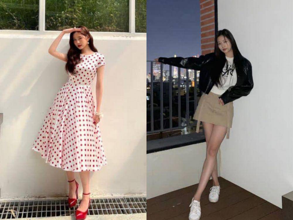 OOTD ala Kim Minju (instagram.com/minn.__ju.)