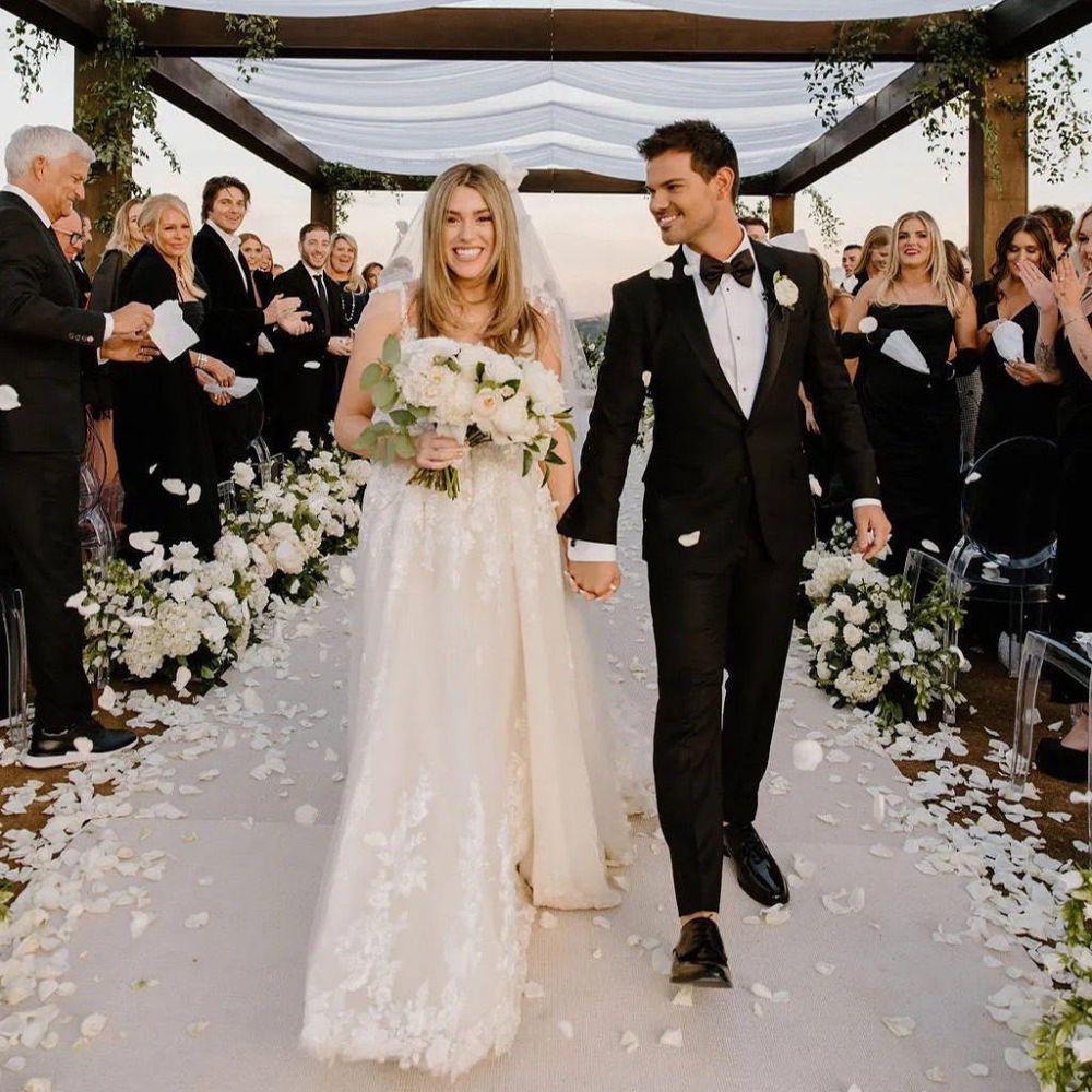 Taylor Lautner dan Taylor Dome. (instagram.com/voguemagazine)