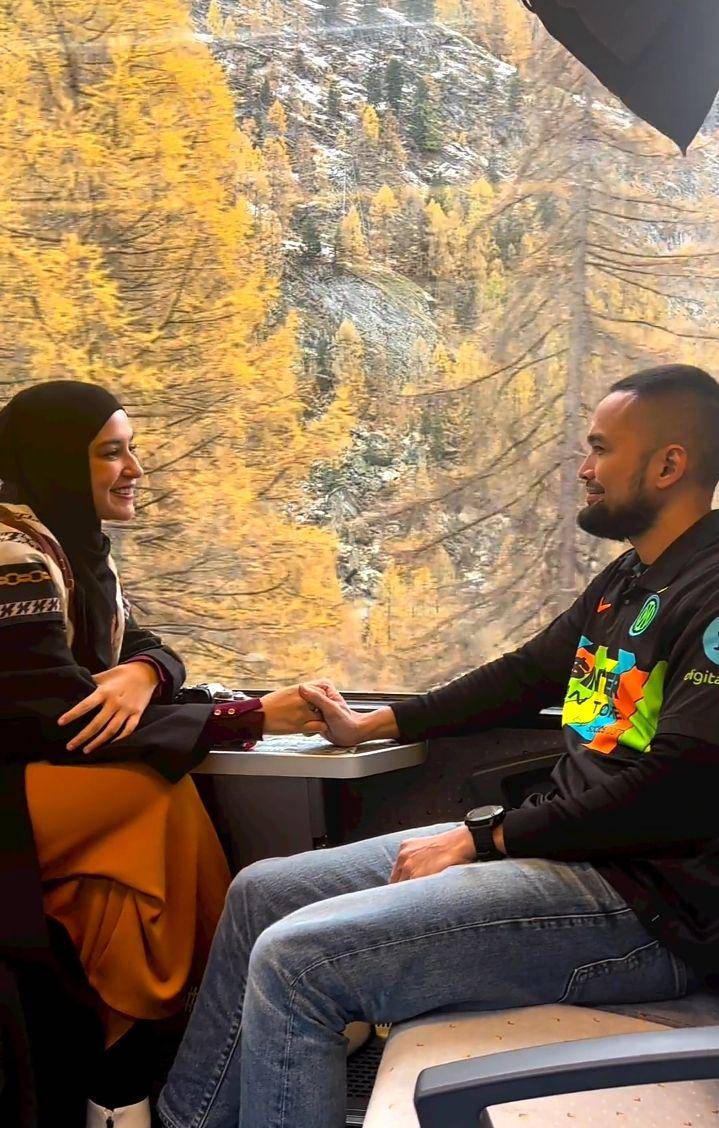 bulan madu Shireen Sungkar dan Teuku Wisnu (instagram.com/shireensungkar)