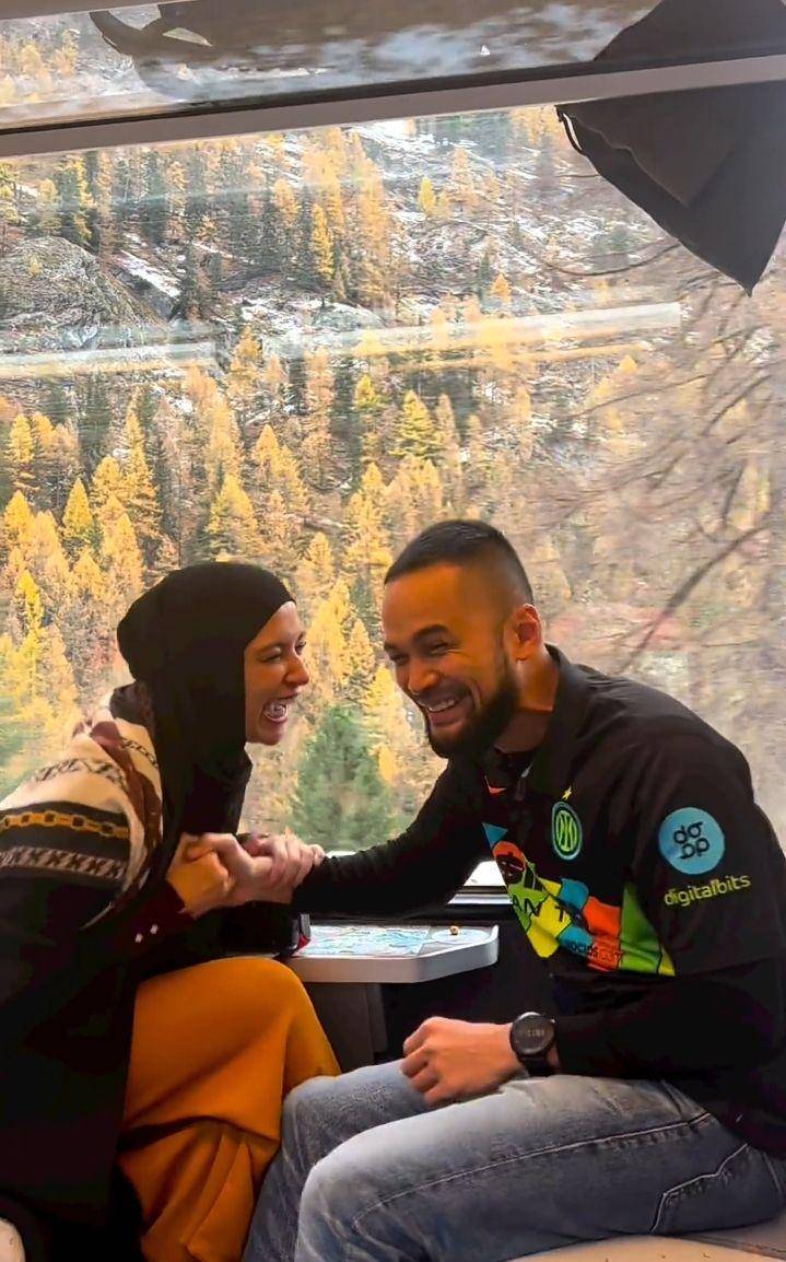 bulan madu Shireen Sungkar dan Teuku Wisnu (instagram.com/shireensungkar)
