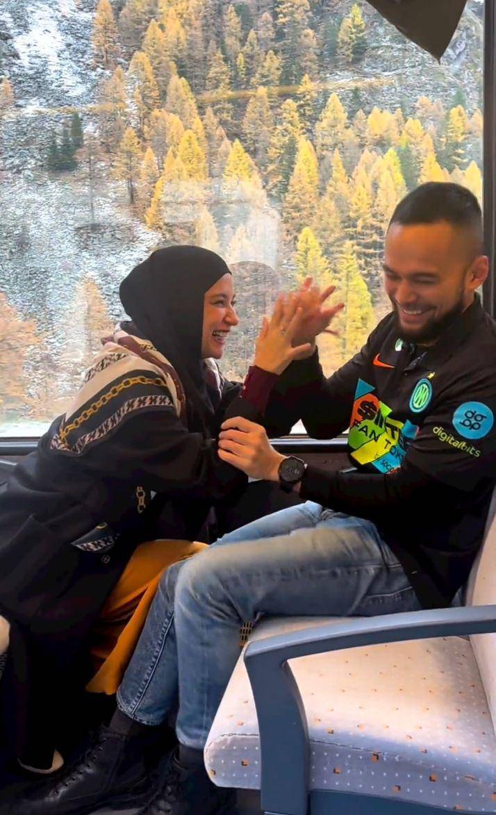 bulan madu Shireen Sungkar dan Teuku Wisnu (instagram.com/shireensungkar)