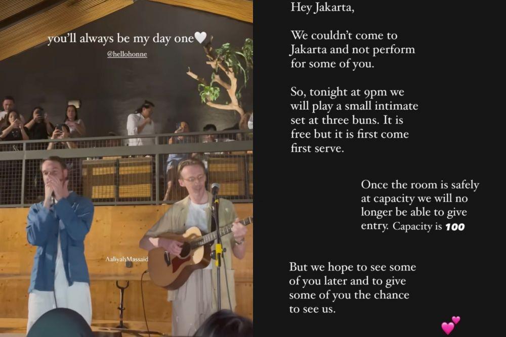 10 Potret HONNE Gelar Intimate Session Bareng Fans di Jakarta