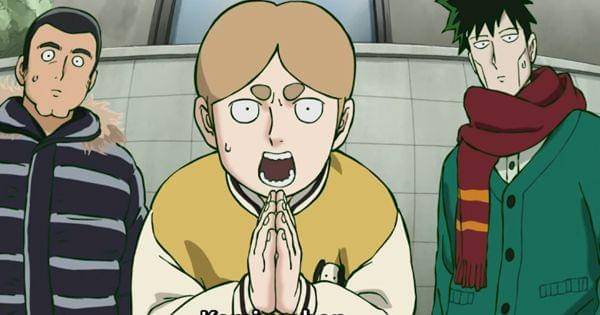 Para anggot klub Telepati meminta Shigeo membantu mereka (  Dok. Bones / Mob Psycho 100 III )