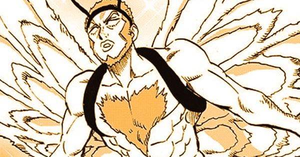 Penampilan hero Butterfily DX ( tonarinoyj.jp/One Punch Man )