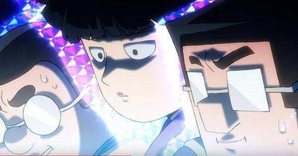 Shigeo membantu Shiratori bersaudara menyebarkan gelombang telepati  (  Dok. Bones / Mob Psycho 100 III )