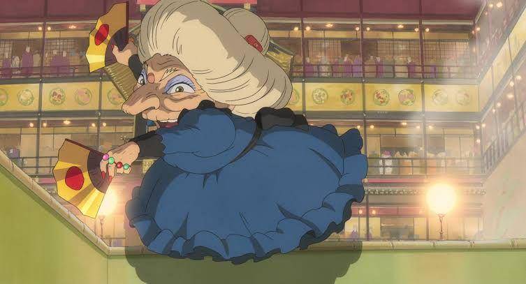 karakter Yubaba (dok. Studio Ghibli/Spirited Away)