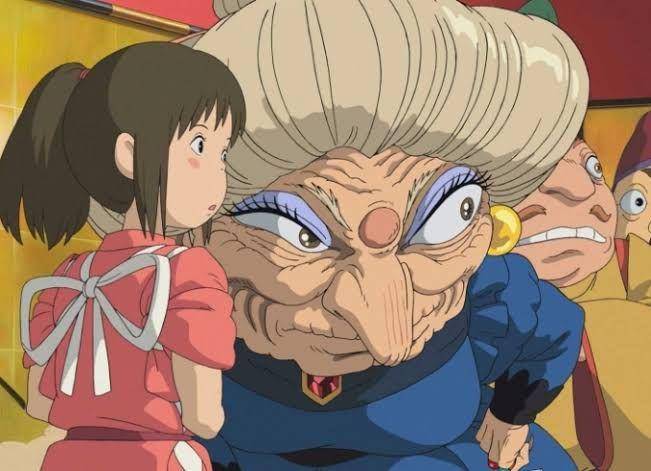karakter Yubaba dan Chihiro (dok. Studio Ghibli/Spirited Away)