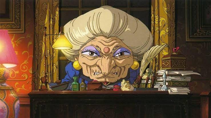 karakter Yubaba (dok. Studio Ghibli/Spirited Away)