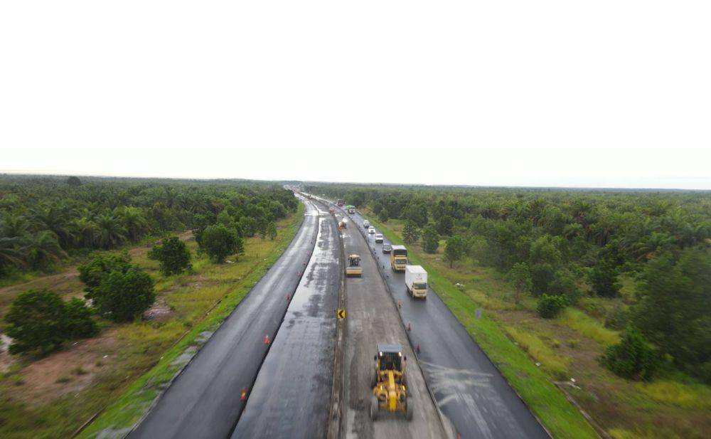 Pemeliharaan ruang tol Sumatra Terbangi-Pematang-Kayu Agung  (Dok: istimewa)