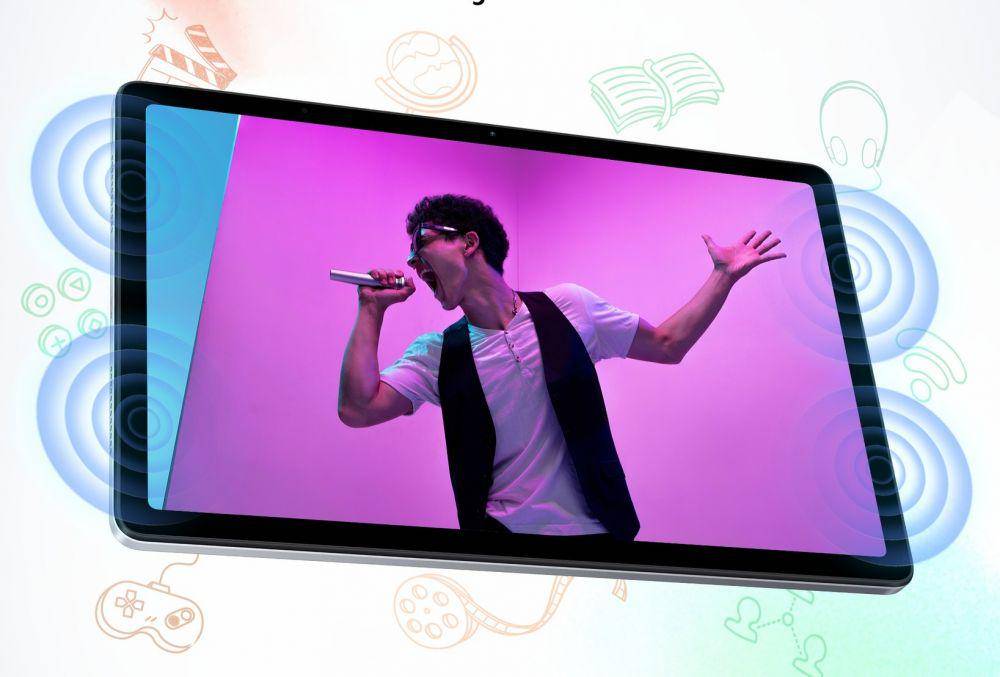 ilustrasi Redmi Pad dengan empat speaker (facebook.com/Xiaomi Indonesia)