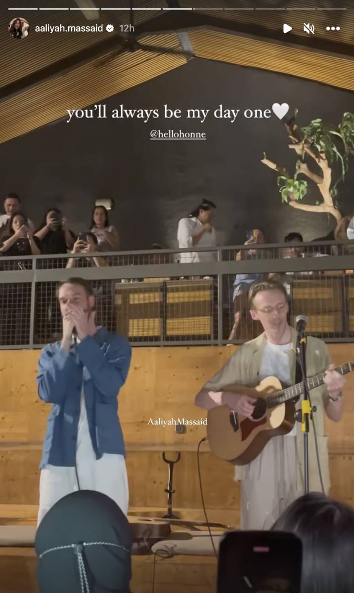 HONNE di Jakarta (instagram.com/aaliyah.massaid)