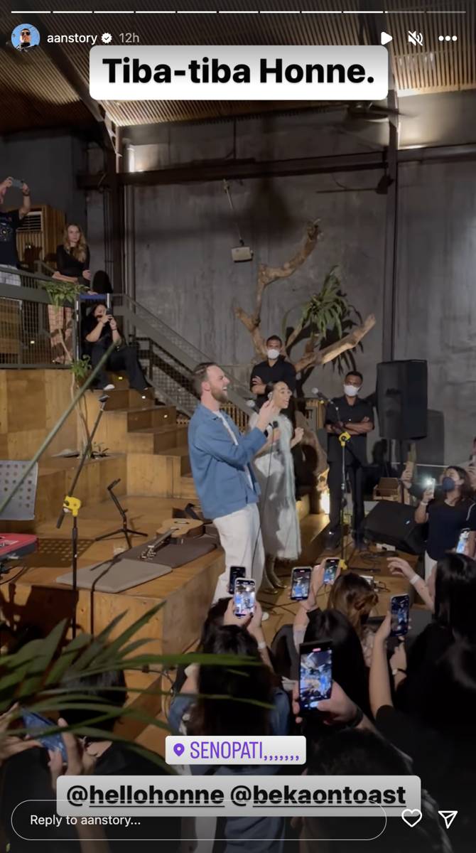 HONNE di Jakarta (instagram.com/aanstory)