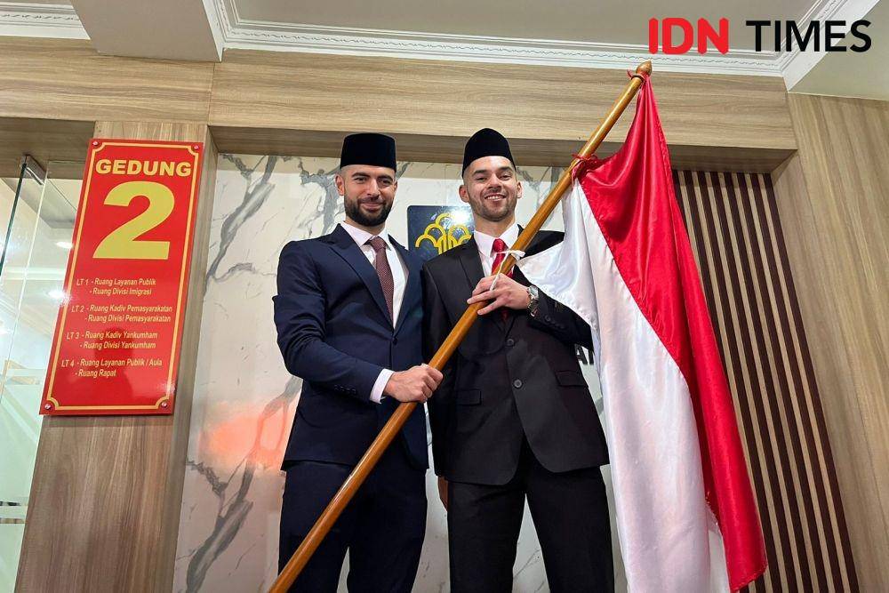 Jordi Amat dan Sandy Walsh resmi menjadi Warga Negara Indonesia (IDN Times/Margith Juita Damanik)