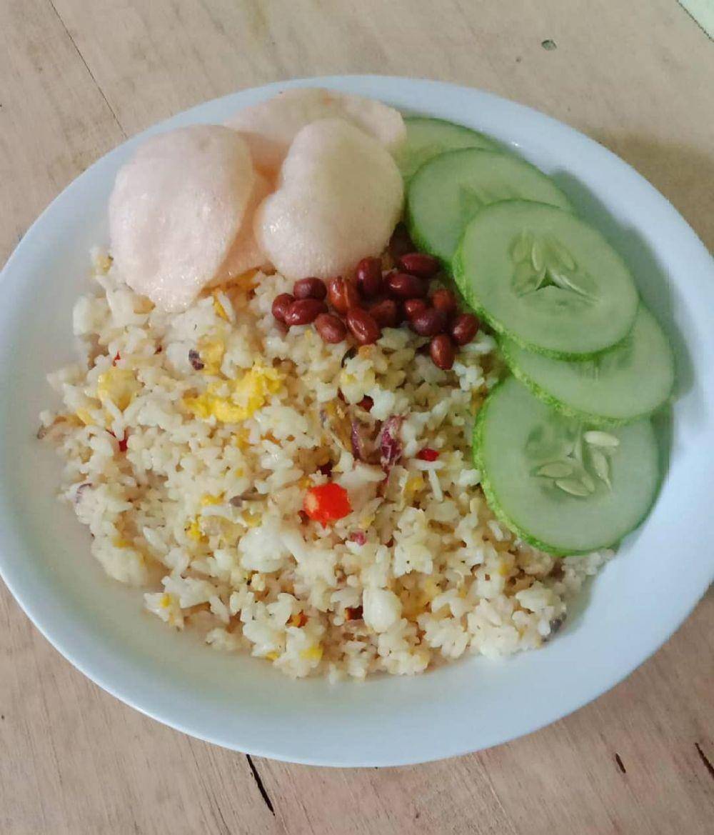Ilustrasi nasi goreng putih (instagram.com/dapur.immiibam)